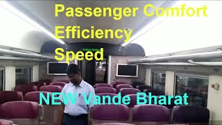 New Vande Bharat Train What is Really New? - Passenger Comfort Speed Efficiency