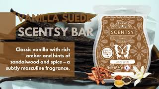 Vanilla Suede Scentsy Bar Fragrance Description