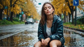 rainy day 🌧️ Girl Meditates in Rainy Street - You Won't Believe What Happens!