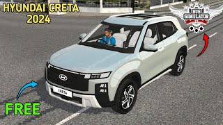 HYUNDAI CRETA 2024 FOR BUS SIMULATOR INDONESIA BUSSID FREE DOWNLOAD