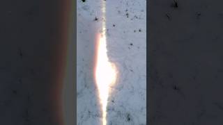 Firecracker VS Snow #shorts #experiment #asmr #satisfying