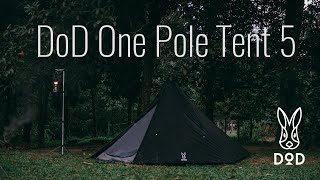 Dod One Pole Tent 5 (Black) Malaysia