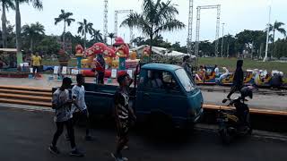 Olahraga Pagi Di Alun-alun Kota Jepara