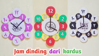 Jam dinding dari kardus