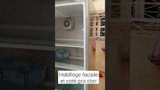 Habillage gris clair#coloring #habillage #decoration #frigo