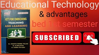 #ICT #Educational Technology & Advantages #ANU bed