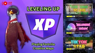 LIVE | Fortnite: Earning XP & Leveling Up For The Felina Skin