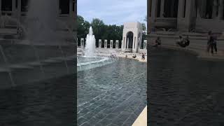 World War II Memorial Fountain #ww2 #memorial #memorialday #usa #america #shorts #fountain#drake l