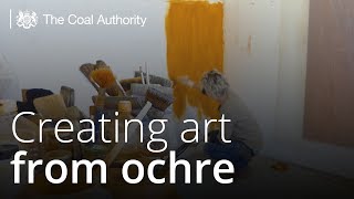 Creating art from ochre