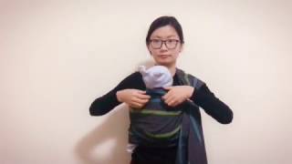 Vlokup Ring Sling - How to use ring sling? Tummy to tummy with legs out by Vlokup