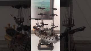 revell 1/350 black pearl. scale model ship.