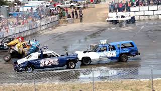 FORKS 8TH OF JULY DEMOLITION DERBY - HEAT 2