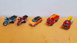 MEGA Unboxing and Review of centy toys rugged bike, fire truck, i20 car for kids gift