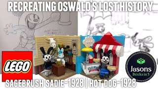 Recreating Oswald the Lucky Rabbit’s Lost History in Lego Part 5 - Sagebrush Sadie and Hot Dog