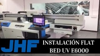 INSTALACIÓN FLAT BED UV E6000 EN MALLORCA