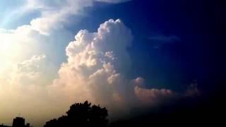 Cloud growth time lapse