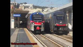 IL GRANDE TRAFFICO DI TRENI MERCI E PASSEGGERI NELLA STAZIONE DI ANCONA!