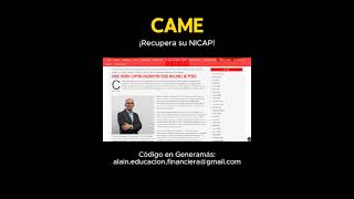 La #Sofipo #Came POR FIN recuepra su #nicap