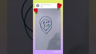 cute name 🥰🥰 E+p#shortvideo /Short #alphabet //lovely name try E+P//comments your Frist letter 🥰🥰🌹🌹🌺