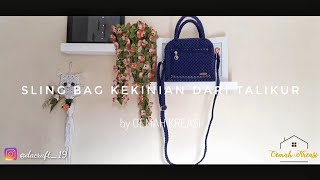 Sling Bag Kekinian dari Tali Kur | Oemah Kreasi