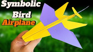 How To Make Symbolic Bird Origami Paper Airplane