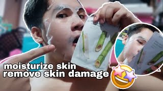 FACEMASK FOR OILY SKIN!✨ MOISTURIZE SKIN AND REMOVE SKIN DAMAGE!😱