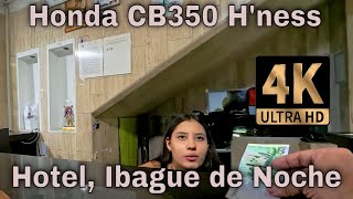 Test Honda CB350 H´ness | Sonido de Conduccion Noche Centro de Ibagué | 4K | #honda