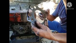 KUBOTA ER65 Water and Oil Mix ,Cylinder Head Gasket replace tutorial