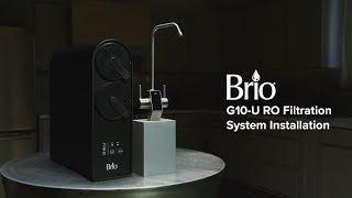 Brio G10-U RO Black Undersink Filtration System I Model# ROSL500