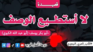 قصيدة غزلية بعنوان "لا أستطيع الوصف" | للشاعر النيجيري أبي عبد الله الكبوي