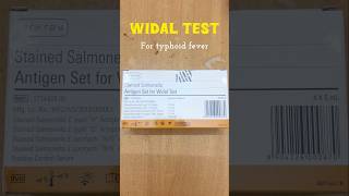 Widal test procedures #widaltest #paramedicalstudypoint