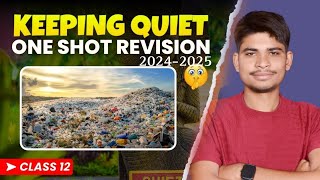 keeping Queit !! class12 english poem!! oneshot detaild !!2024-2025 #fillamingoclass #englishclass12