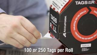 Accuform Tags-by-the-Roll for Lockout/Tagout Safety