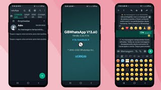 CHEGOU! NOVO WHATSAPP GB V13.60 SUPER ATUALIZADO  2022 COM NOVOS EMOJIS (O Melhor)