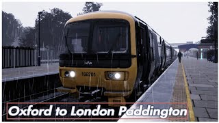 TSW - Oxford to London Paddington battling through Storm Ciara | Train Sim World 2020