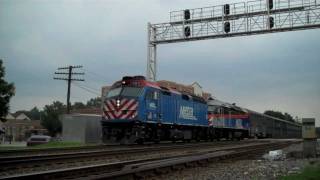 Metra Doubleheader Through Brookfield