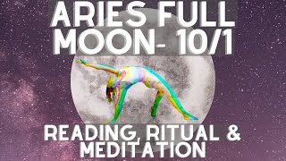 FULL MOON MEDITATION - Energy Update, Ritual & Guided Reflection for Aries Full Moon October 2020