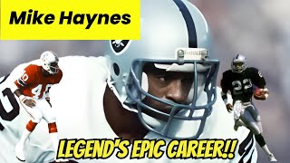 Unforgettable MIKE HAYNES: NFL Legend's Epic Career Highlights