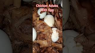 CHICKEN ADUBO WITH EGGS #chef@ady4502