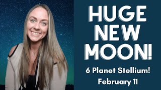 New Moon in Aquarius February 2021 - Astrology Reading for Life Changing 6 Planet Aquarius Stellium!