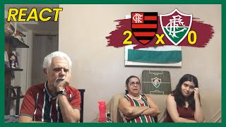 FAMÍLIA TRICOLOR REAGE À 2 FLAMENGO X 0 FLUMINENSE - FINAL CAMPEONATO CARIOCA 2023