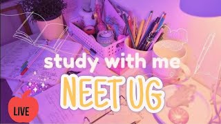 Live study with me for neet ug #shortsfeed #youtube #trending #studyroutine #studywithmeforneetug