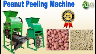 Semi-Automatic Painted Groundnut Peeling Machine