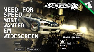 COLOCAR o NEED FOR SPEED MOST WANTED em WIDESCREEN - JOGAR em TELA CHEIA [2020]