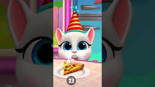 Angela bum bum 😻💥 Talking Tom and friends 🐶❤ #shorts #tomfriends #gameplay