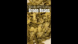 🇨🇺Quick and Easy Green Beans Recipe for busy nights | Flavorfull Cuban Style side dish #shorts