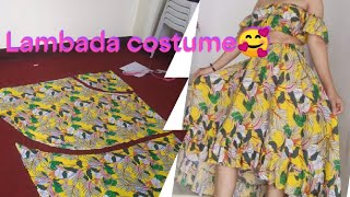 Lambada costume making vlog1 #dressmaking #sewing #ideas