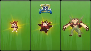 Pokemon Go: Evolving Shiny Chespin into Quilladin & Chesnaught (Community Day) Ex Move Frenzy Plant