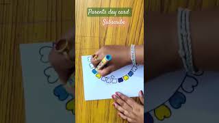 parents day card making #shorts #parentsday #viralshorts #viralvedio