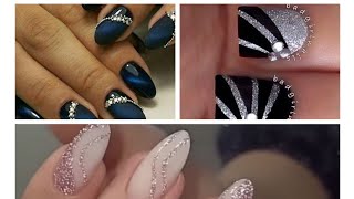 Top 40 nails art design  / Gel nails  designs tutorial  (M&H Latest design and crafts )